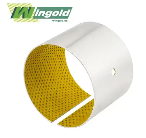 What are the most common plain bearings made of?